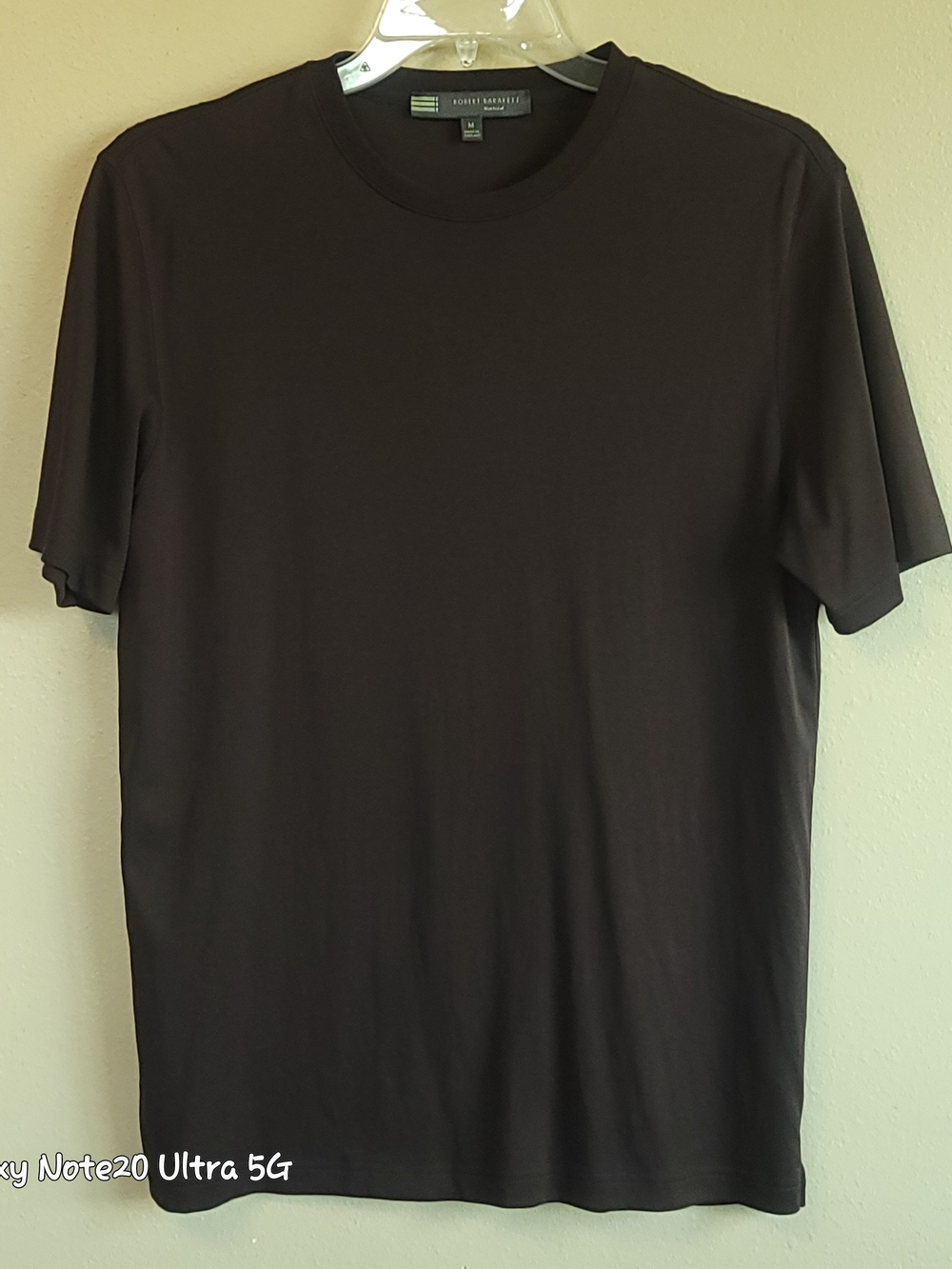 Robert Barakett The Barakett Tee Mens Medium Espresso Brown Georgia Crew 23